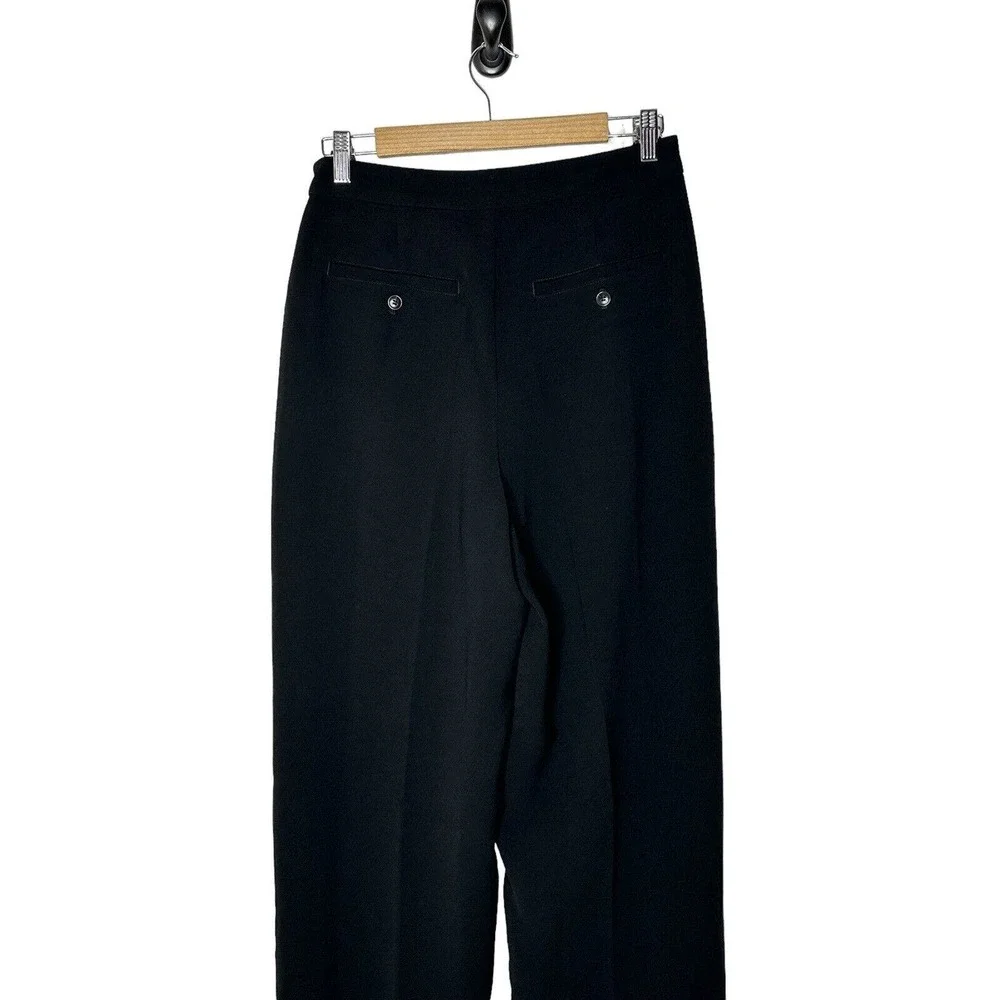 Madewell Rosedale Crepe Pant 4 High Rise Straight Leg Wrinkle Resistant - Picture 11 of 13
